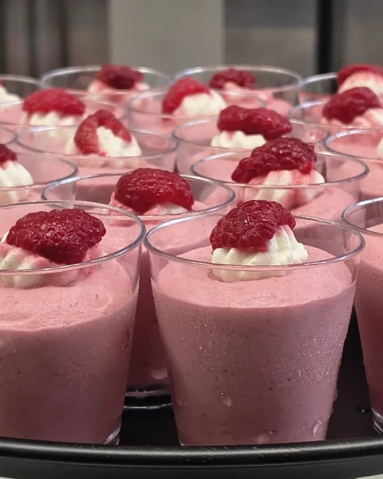 Mousse aux fruits rouges